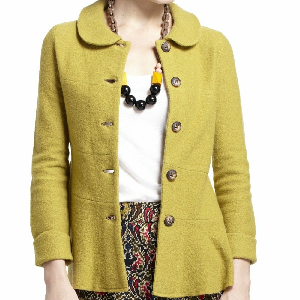 Anthro Marooner Swing sweater jacket